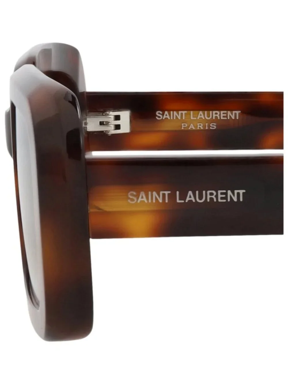 New Saint Laurent Women's Sunglasses Square Rectangle Recycled Acetate Frame